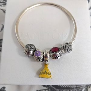 Beauty and the Beast Pandora charm bracelet